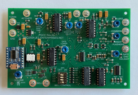 Assembled Grade Crossing Controller Card